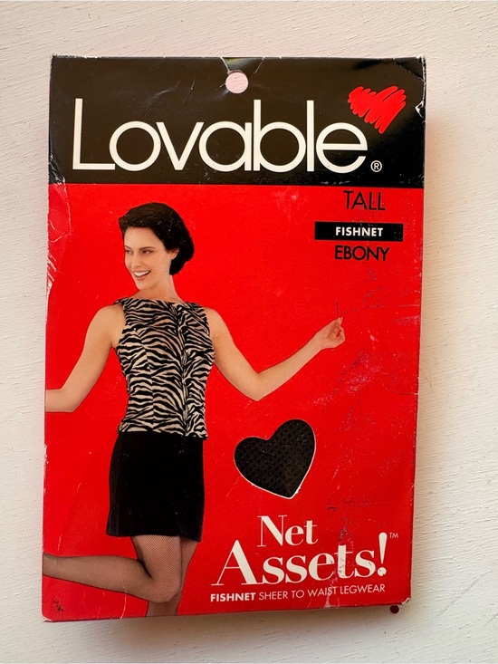 Lovable Accessories - Tall Fishnet Hosiery - Ebony